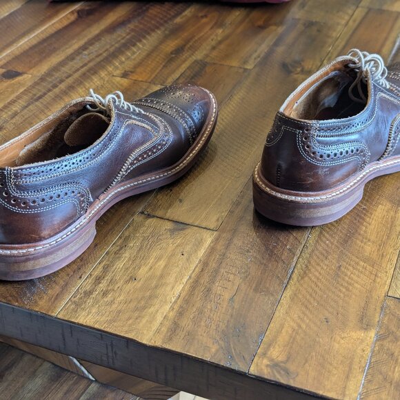 Allen Edmonds Strandmok Cap-toe Oxford Brown Leather main image 4